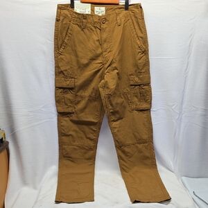 Men's Mutual Weave Brown Cargo Pants 30x32